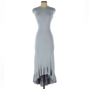 Elegant Gray Sleeveless Dress